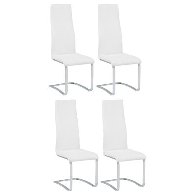 Montclair Upholstered Dining Side Chair White (Set of 4)
