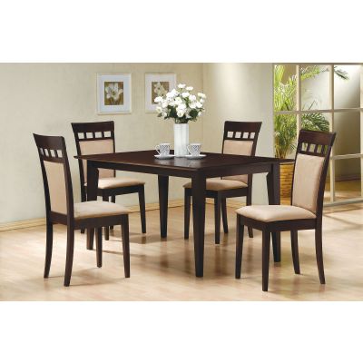 Gabriel 5-piece Rectangular 59-inch Dining Set Cappuccino