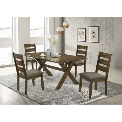 Alston 5-piece Rectangular Dining Table Set Knotty Nutmeg