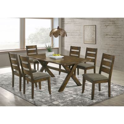 Alston 7-piece Rectangular Dining Table Set Knotty Nutmeg