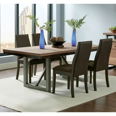 Spring Creek 5-piece Rectangular Dining Table Set Chocolate