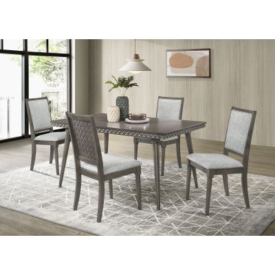 Onslow 5-piece 59-inch Rectangular Dining Set Dark Brown