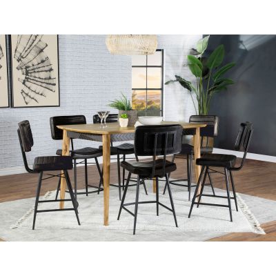 Partridge 7-piece Counter Dining Set Sheesham and Espresso