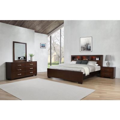 Jessica 4-piece Queen Bedroom Set Cappuccino