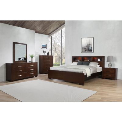 Jessica 5-piece Queen Bedroom Set Cappuccino