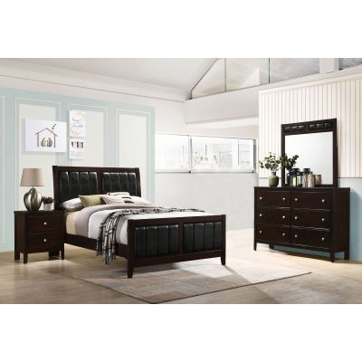 Carlton 4-piece Full Bedroom Set Cappuccino