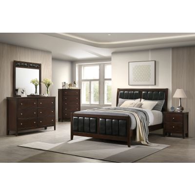Carlton 5-piece Queen Bedroom Set Cappuccino