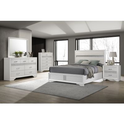 Miranda 5-piece Full Bedroom Set White