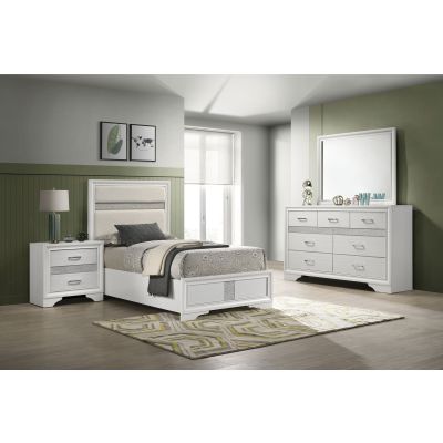 Miranda 4-piece Twin Bedroom Set White