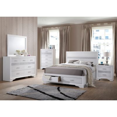 Miranda 5-piece Queen Bedroom Set White