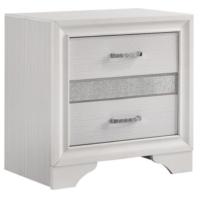 Miranda 3-drawer Nightstand Bedside Table White