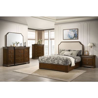 Garland 5-piece Queen Bedroom Set Brown Cherry
