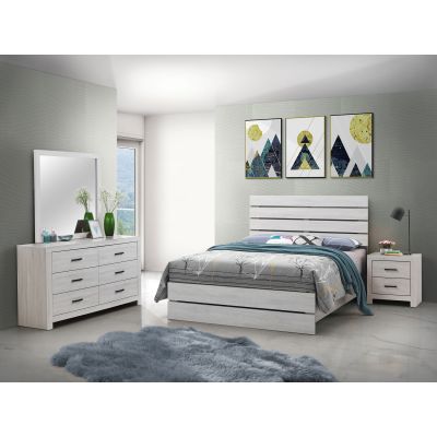 Brantford 4-piece Eastern King Bedroom Set Coastal White