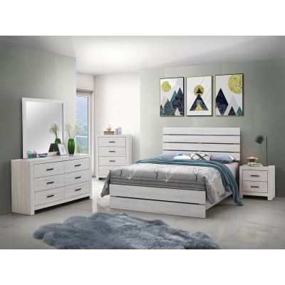 Brantford 5-piece Eastern King Bedroom Set Coastal White