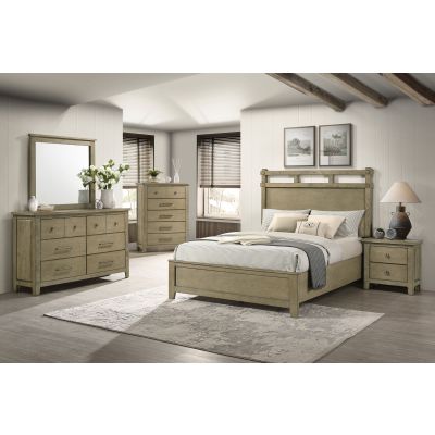 Hazlewood 5-piece Queen Bedroom Set Vineyard Oak