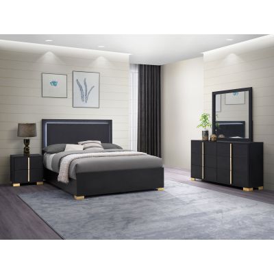 Marceline 4-piece Full Bedroom Set Black