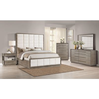 Durango 5-piece Eastern King Bedroom Set Taupe Oak