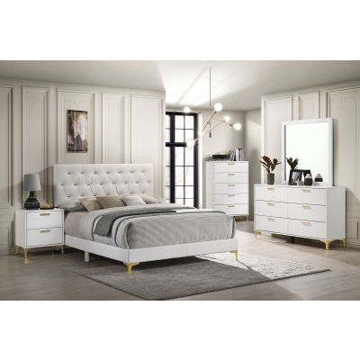 Kendall 5-piece Eastern King Bedroom Set White