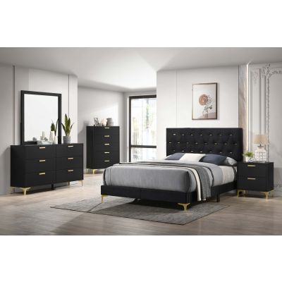 Kendall 5-piece Queen Bedroom Set Black
