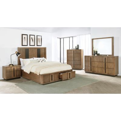 Terrace 5-piece Queen Bedroom Set Ash Brown