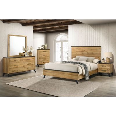 Kaywood 5-piece Queen Bedroom Set Natural Pine