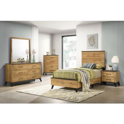 Kaywood 5-piece Twin Bedroom Set Natural Pine