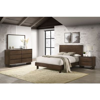 Glenwood 4-piece Queen Bedroom Set Warm Brown