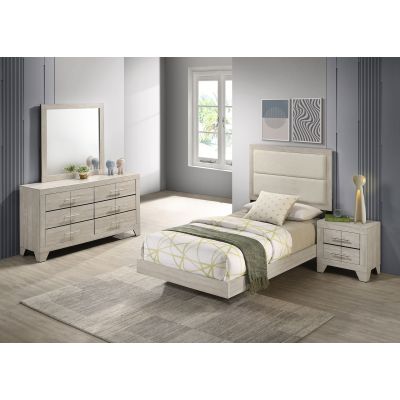 Trenton 4-piece Twin Bedroom Set Rustic Cream