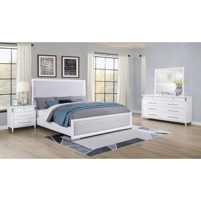 Gracemont 4-piece California King Bedroom Set White