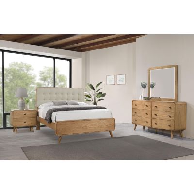 Robyn 4-piece Queen Bedroom Set Light Ash