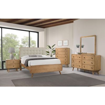 Robyn 5-piece Queen Bedroom Set Light Ash