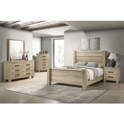 Oakglen 5-piece Queen Bedroom Set Weathered Oak