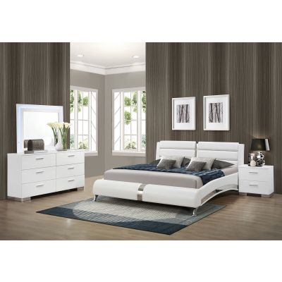 Jeremaine 4-piece California King Bedroom Set White