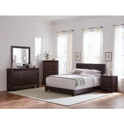 Dorian 5-piece Twin Bedroom Set Dark Cocoa