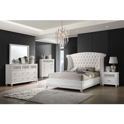 Barzini 5-piece Queen Bedroom Set White