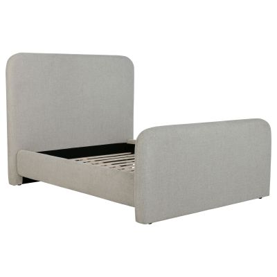 Wren Upholstered Queen Panel Bed Grey