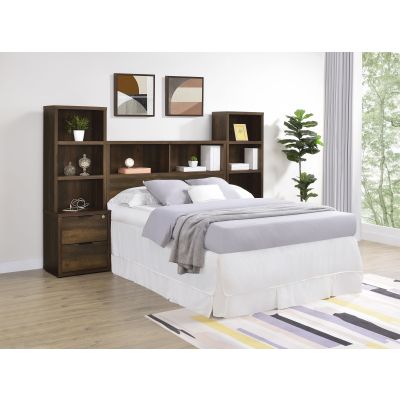 Westpark 3-piece Full Bedroom Set Bookcase Headboard Pine