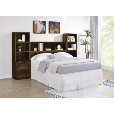 Westpark 3-piece Queen Bedroom Set Bookcase Headboard Pine