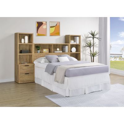 Westpark 3-piece Full Bedroom Set Bookcase Headboard Mango