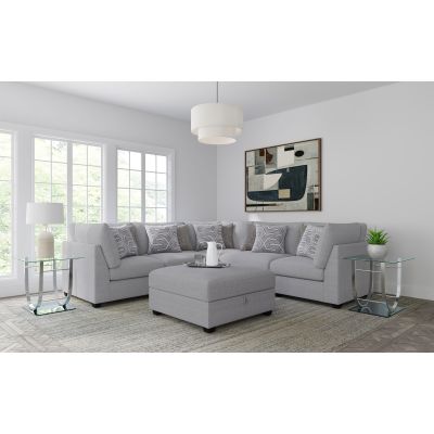 Cambria 6-piece Upholstered Modular Sectional Sofa Grey