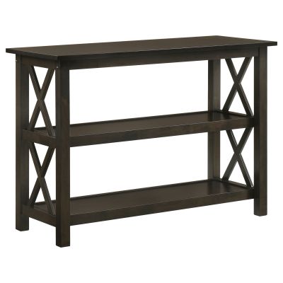 Rachelle 2-shelf Wood Entryway Console Table Deep Merlot