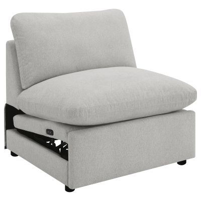 Collins Modular Power Armless Recliner Grey