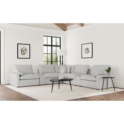 Collins 7-piece Modular Power Reclining Sectional Grey