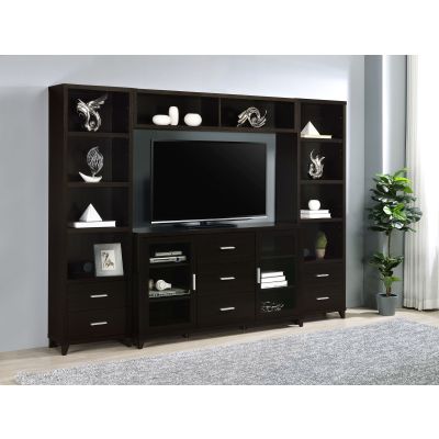 Lewes 4-piece 60-inch TV Entertainment Center Cappuccino