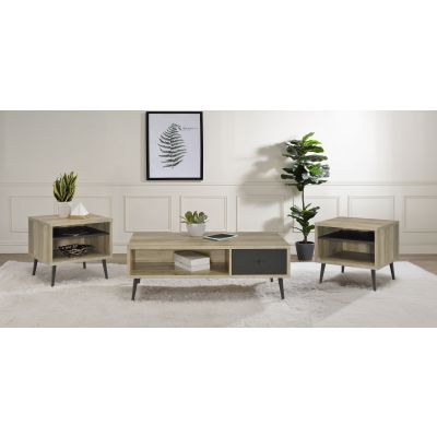 Welsh 3-piece Coffee and End Table Set Distressed Pine