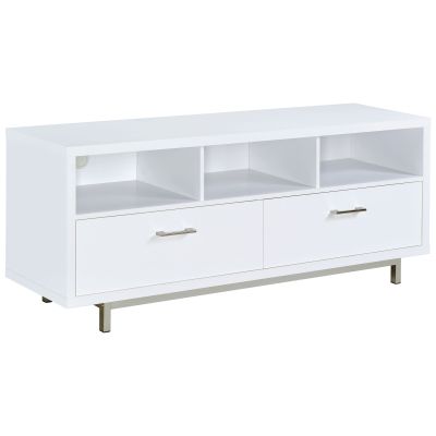 Casey 2-drawer Engineered Wood 60-inch TV Stand White