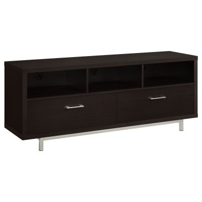Casey 2-drawer Engineered Wood 60-inch TV Stand Cappuccino