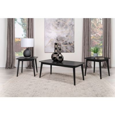 Radley 3-piece Rectangular Coffee Table Set Black