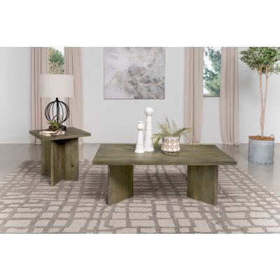 Andando 2-piece Coffee and End Table Set Mango Brown