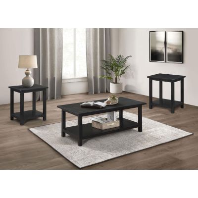 Payne 3-piece Coffee and End Table Set Distressed Java